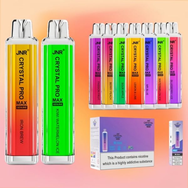 jnr crystal pro max vape Osta JNR Crystal Pro Max 5000 Puffs | Odav hulgihind